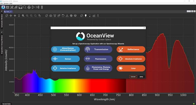 OceanView快速入门指南|光度学测量设置
